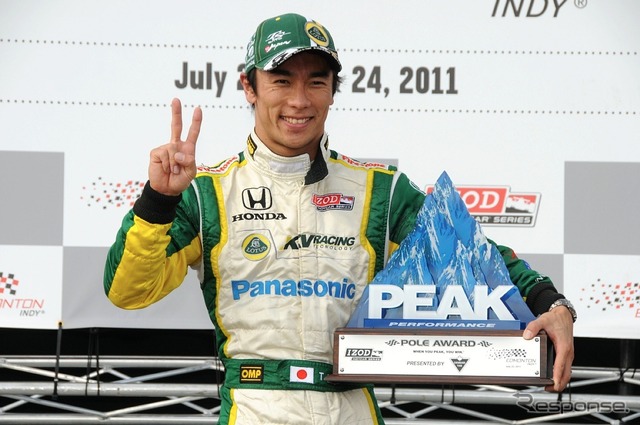 【INDYCAR 第10戦】予選…佐藤琢磨、2度目のポールポジション!!