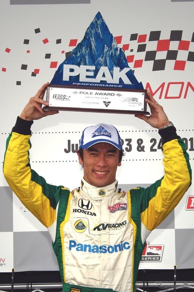 【INDYCAR 第10戦】予選…佐藤琢磨、2度目のポールポジション!!