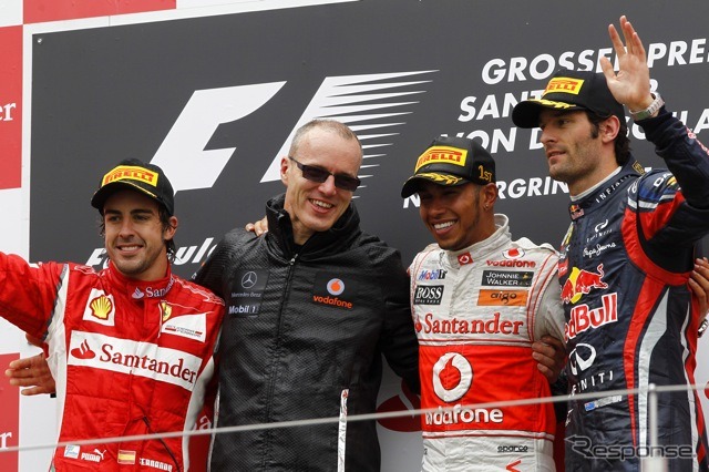 F1ドイツGP表彰台