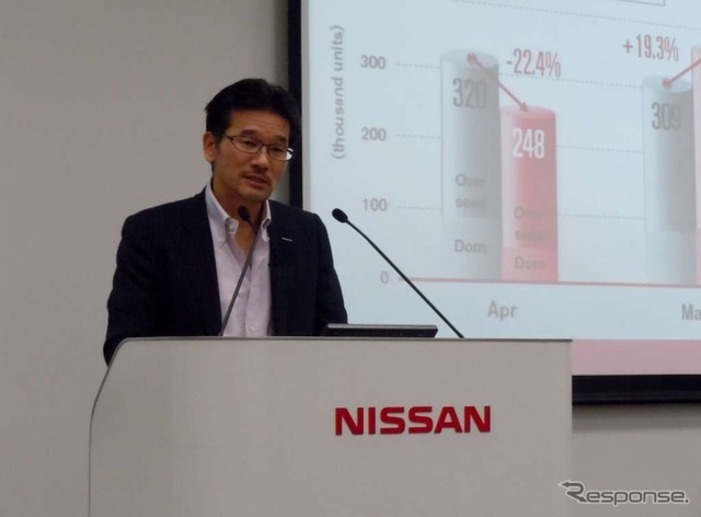 日産自動車決算会見