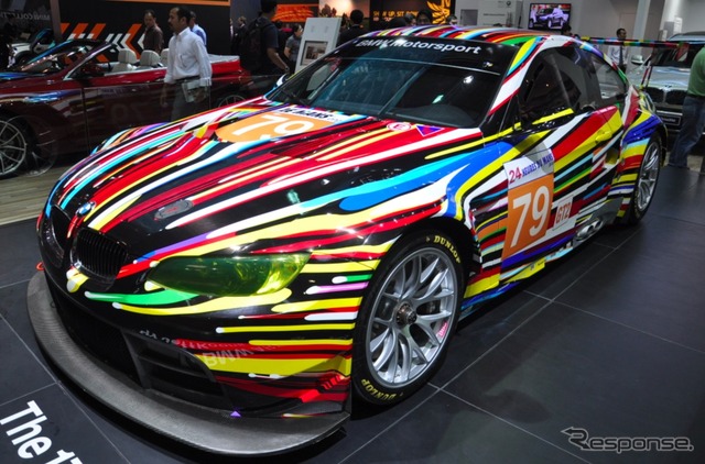BMW アートカー Jeff Koonsデザイン(ジャカルタモーターショー11)