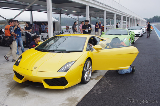 ランボルギーニ ガヤルド LP550-2試乗会