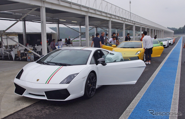 ランボルギーニ ガヤルド LP550-2試乗会