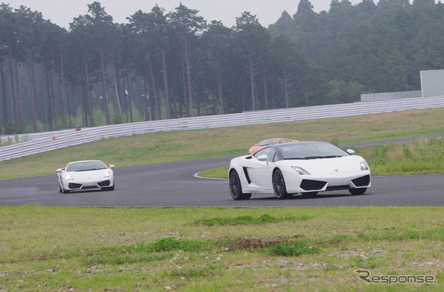 ランボルギーニ ガヤルド LP550-2試乗会