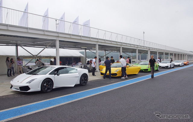 ランボルギーニ ガヤルド LP550-2試乗会