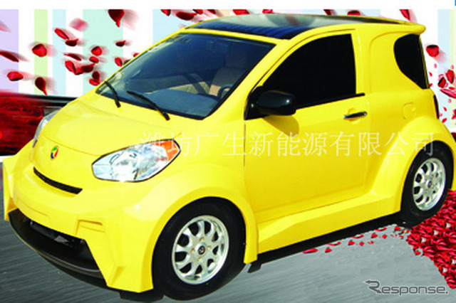 中国維坊グアンシェン・ニューエナジー社が発売したEV、GS-dj01