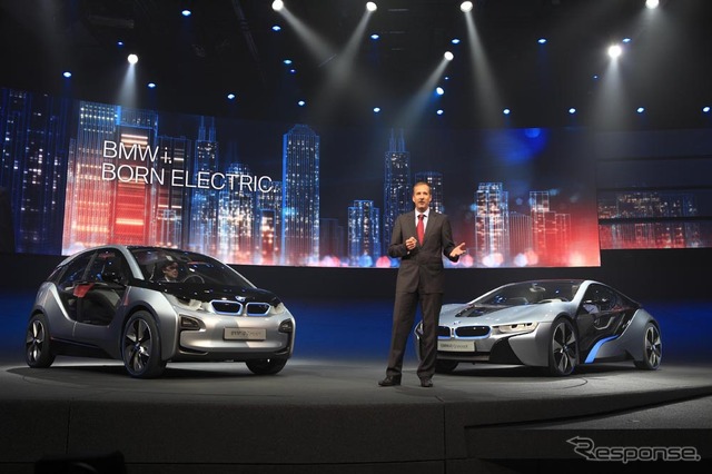 BMW i 発表イベント（29日ドイツ・フランクフルト）