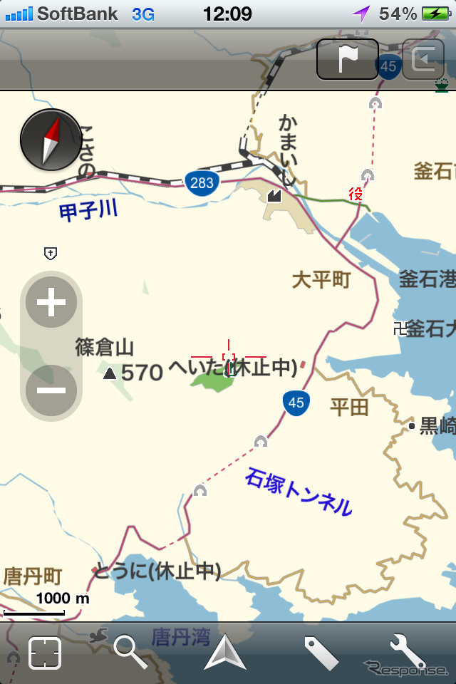 インクリメントP、MapFan for iPhone 東北特別版を無料提供