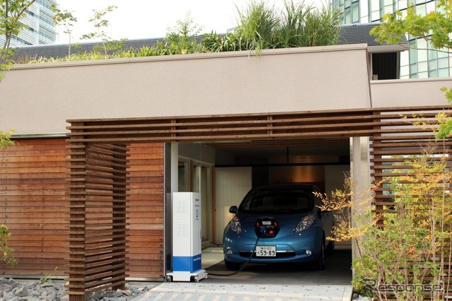 「日産リーフ」住宅用電力供給システム