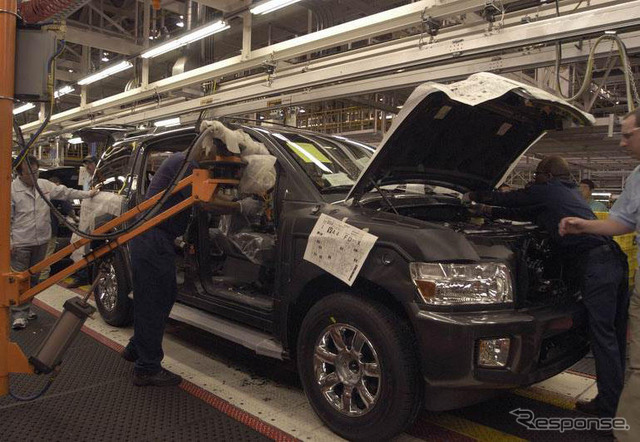 日産、米国で初のインフィニティ車生産開始…『QX56』