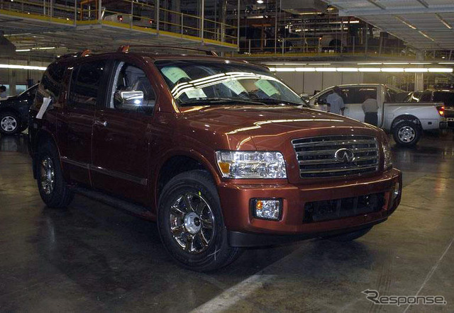 日産、米国で初のインフィニティ車生産開始…『QX56』