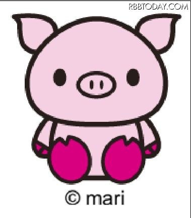 「ダイエットクラブ」のキャラクター「ダイエットン」。趣味はダイエットと睡眠