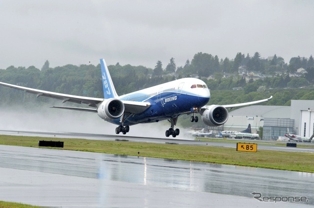ボーイング787ドリームライナー(米シアトル、6月)