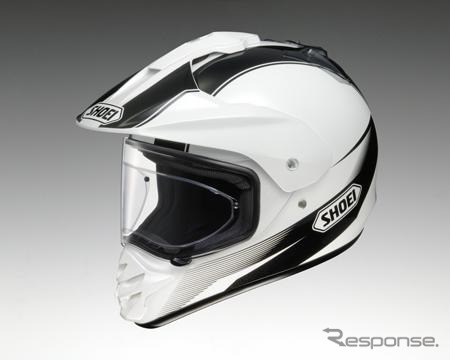 SHOEI HORNET-DS RESTIS ホワイト/ブラック