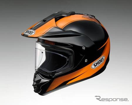 SHOEI HORNET-DS RESTIS オレンジ/ブラック