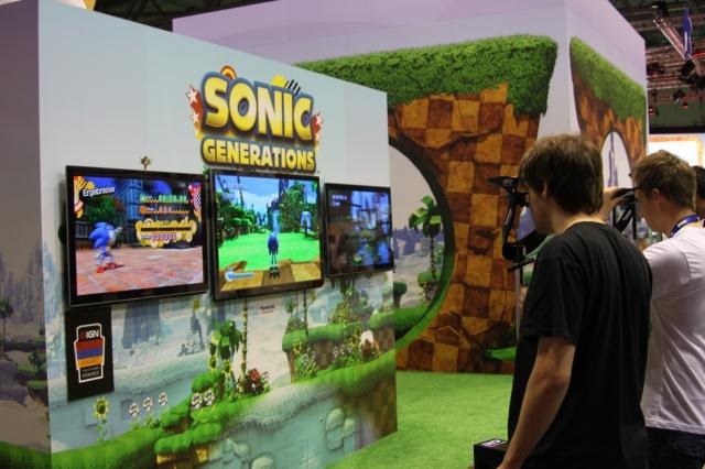 【gamescom 2011】20周年ソニック一色のセガブース、過去のグッズも展示 【gamescom 2011】20周年ソニック一色のセガブース、過去のグッズも展示