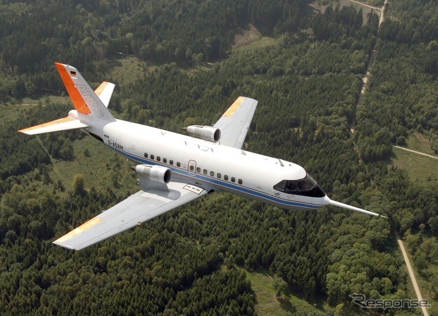 VFW614。数少ない現役がドイツ航空宇宙研究所の試験機だ。VFW社は統合されて現在はエアバス社になっている。