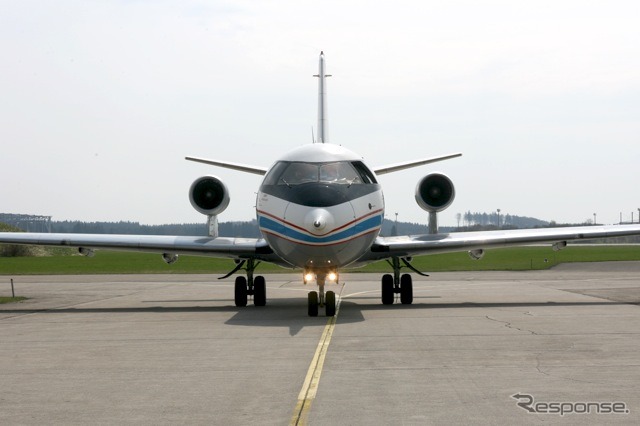 VFW614。数少ない現役がドイツ航空宇宙研究所の試験機だ。VFW社は統合されて現在はエアバス社になっている。