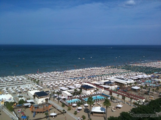 リッチョーネの海岸