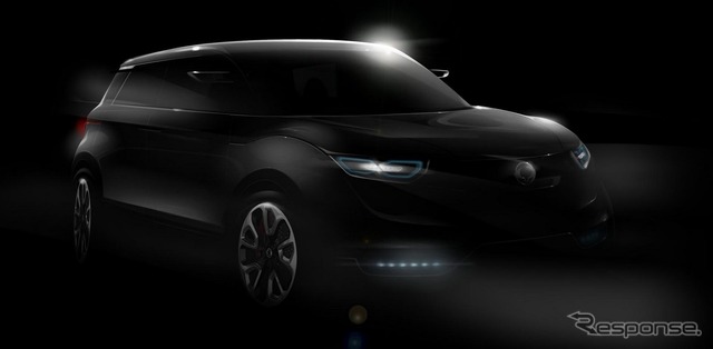韓国サンヨンのコンセプトカー、XUV1のイメージスケッチ