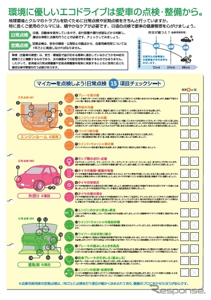 自動車点検整備推進運動強化月間パンフレット
