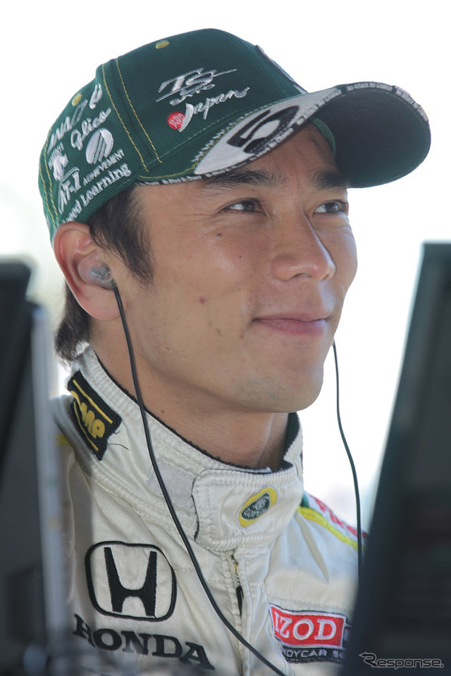 佐藤琢磨選手(8月28日・第13戦インフィニオン・レースウェイ)