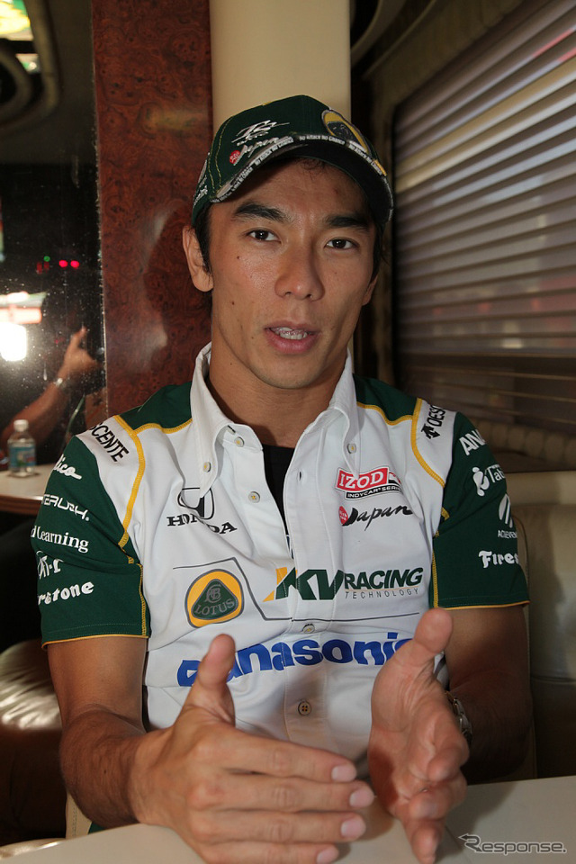 佐藤琢磨選手(8月28日・第13戦インフィニオン・レースウェイ)