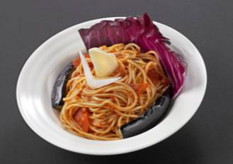 GUNDAM Cafe ジャスティスガンダムのカラーを見事に再現「ジャスティスパスタ」