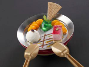 GUNDAM Cafe キラとアスランの金網越しの再会をイメージしたデザート「僕の大事なもの」