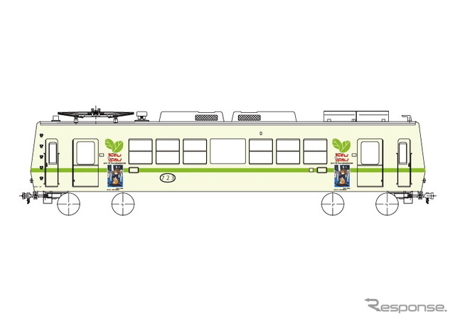 叡山電鉄700系723号車「えいでん！×けいおん！トレイン」