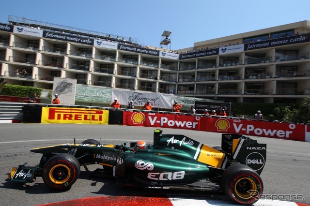トゥルーリ（チーム・ロータス、F1モナコGP）