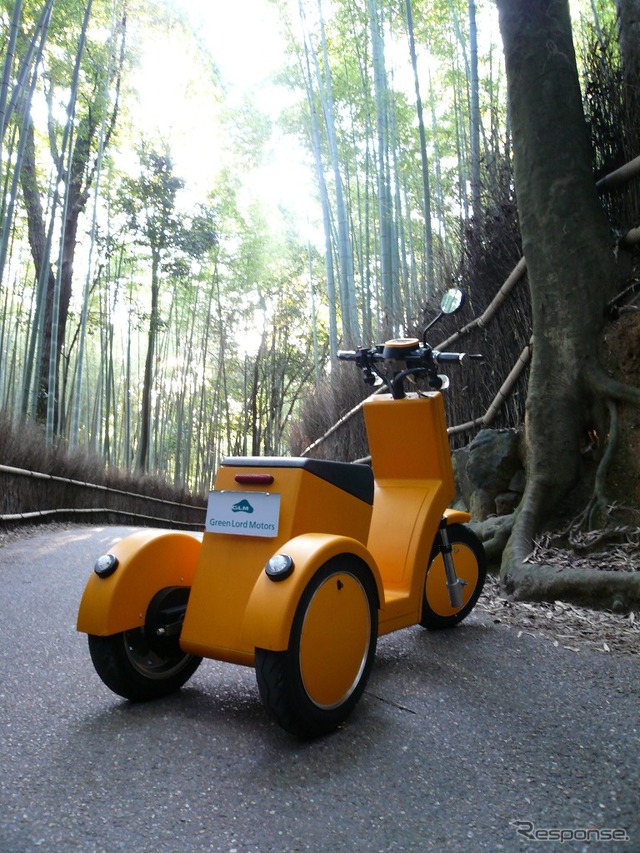 京大発ベンチャー3輪EV、価格は30万円前後に