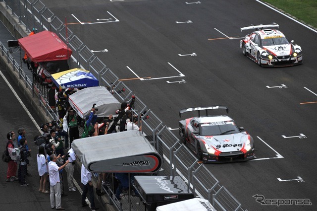 SUPER GT第4戦、46号車（柳田/クインタレッリ組）