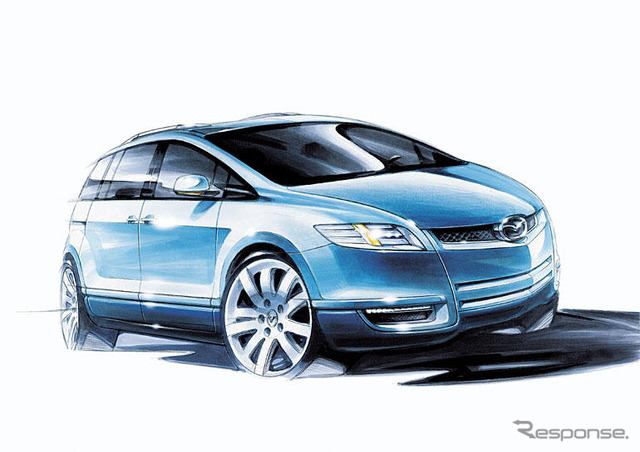 【ジュネーブモーターショー'04出品車】これが次期マツダ『プレマシー』??