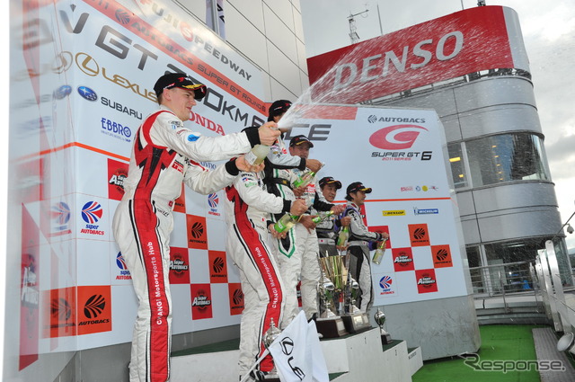 【SUPER GT 第6戦】初音ミクが今季2勝目、エヴァが表彰台