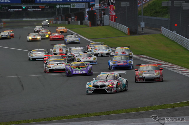 【SUPER GT 第6戦】初音ミクが今季2勝目、エヴァが表彰台
