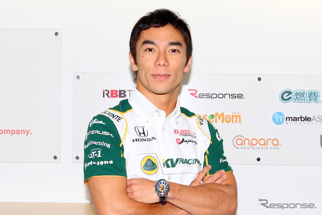 佐藤琢磨選手(KVレーシング・テクノロジー)
