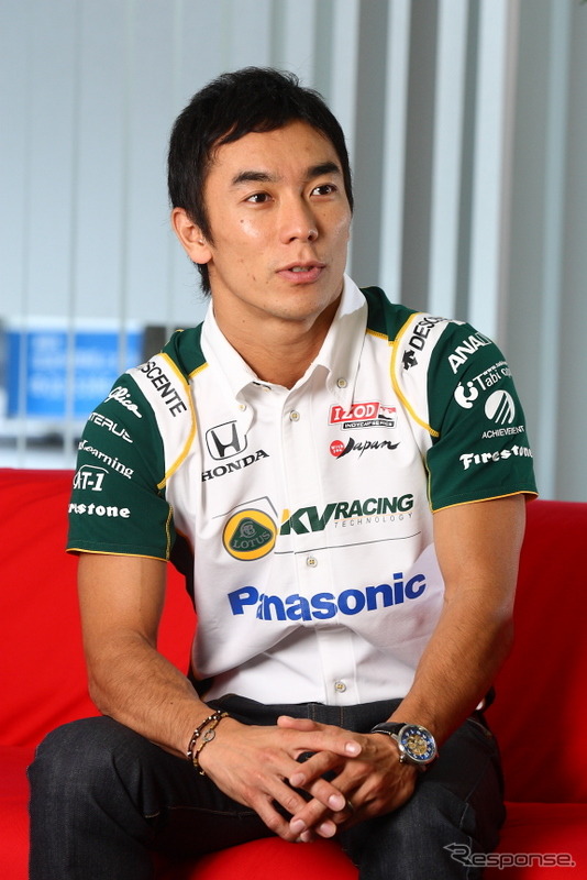 佐藤琢磨選手(KVレーシング・テクノロジー)