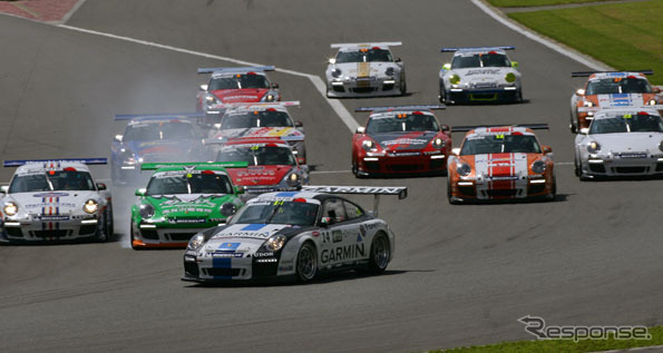 今シーズン3度目の富士ラウンドを迎えたポルシェ カレラカップ ジャパン2011 第8戦