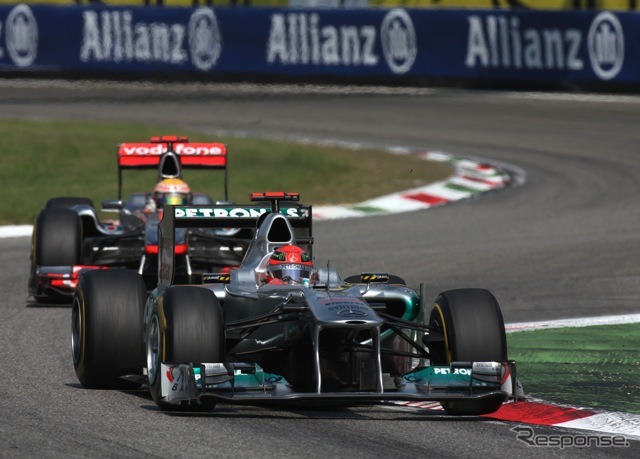 シューマッハ vs ハミルトン(F1イタリアGP)