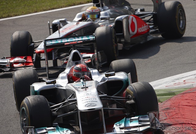 シューマッハ vs ハミルトン(F1イタリアGP)
