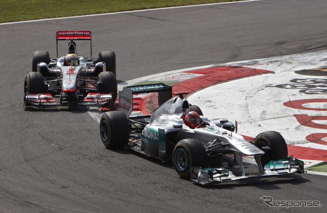 シューマッハ vs ハミルトン(F1イタリアGP)