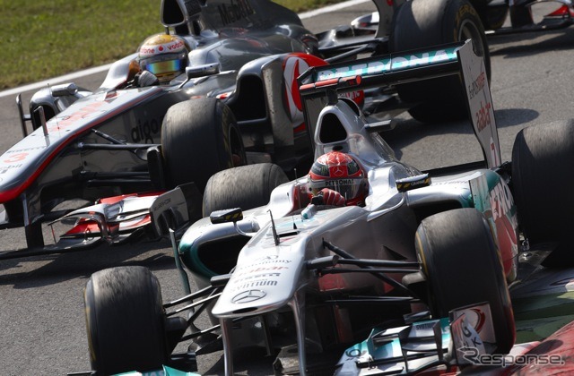 シューマッハ vs ハミルトン(F1イタリアGP)