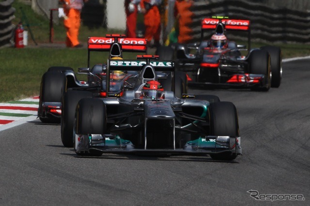 シューマッハ vs ハミルトン(F1イタリアGP)