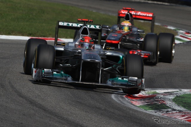 シューマッハ vs ハミルトン(F1イタリアGP)