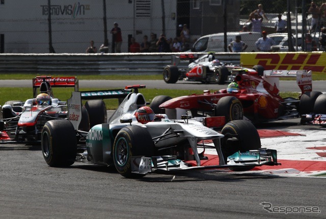 シューマッハ vs ハミルトン(F1イタリアGP)