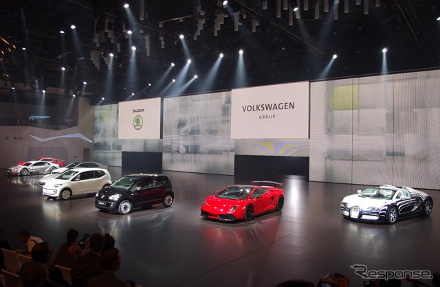 【フランクフルトモーターショー11】VWグループ、出展車両をまとめてお披露目