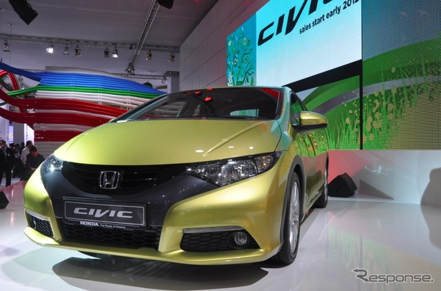 【フランクフルトモーターショー11】ホンダ、欧州戦略車の新型 シビック を発表