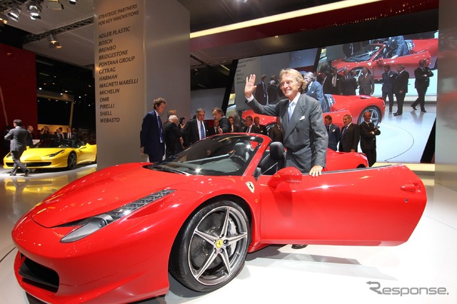 フェラーリ458スパイダー（フランクフルトモーターショー11）
