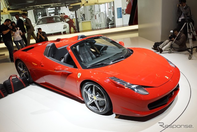 フェラーリ458スパイダー（フランクフルトモーターショー11）